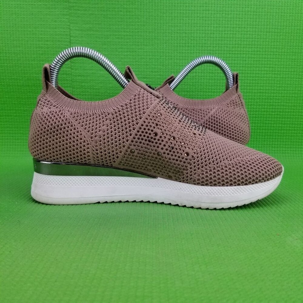 ✅Carvela Janeiro Embellished Knitted Trainers BLUSH Pull On Sneakers Women's 36 - Picture 10 of 13